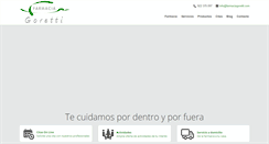 Desktop Screenshot of farmaciagoretti.com